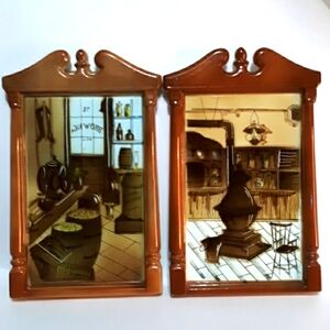 Japan Chase Wall Decor 2 Ceramic Glazed Finish Measurements in i…